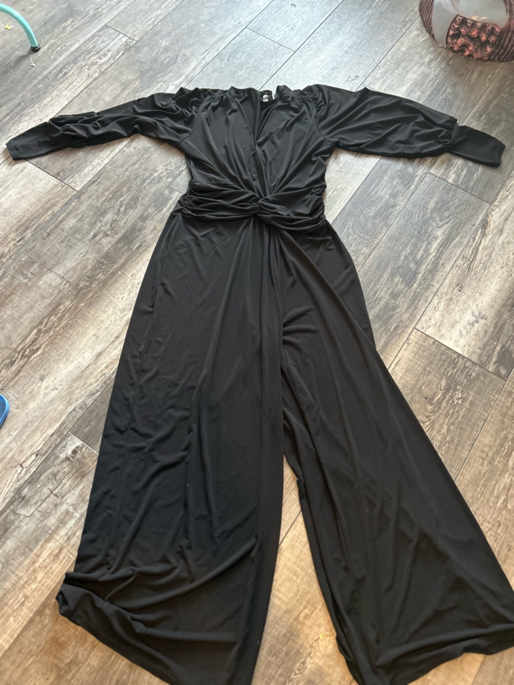 Colleen Twisted-Waist Wide-Leg Jumpsuit. B1